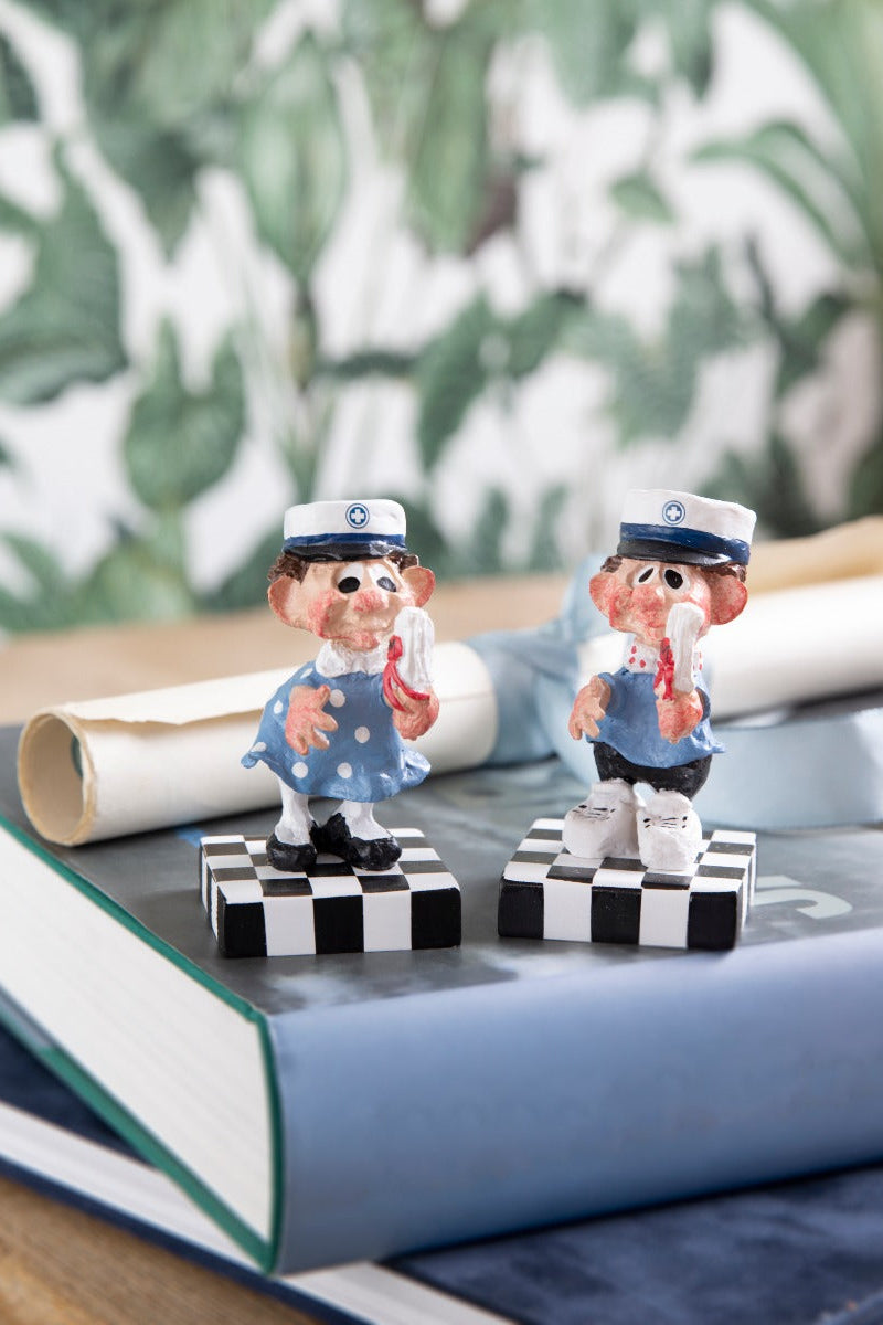 Medusa Copenhagen HHX Student Dreng figur, blå - H: 9 cm - Bahne